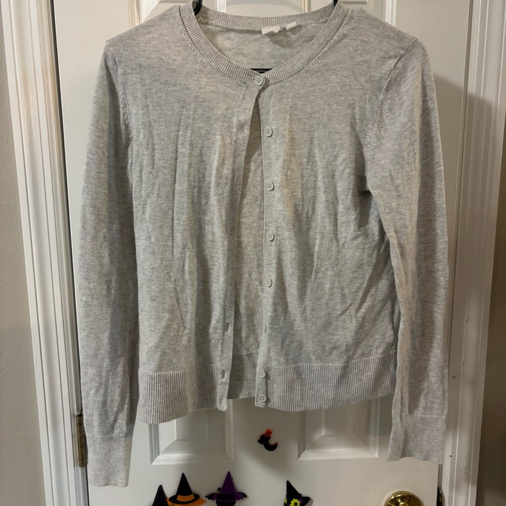 Gray Trendy Women’s Cardigan - size Small